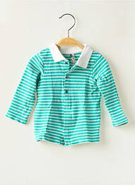 Chemise manches longues vert ORCHESTRA enfant