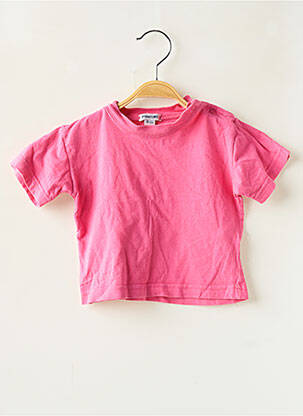 T-shirt coupe cintrée manches courtes rose PRINTEMPS fille