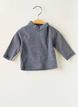 T-shirt manches longues manches longues bleu TAPE À L'OEIL enfant