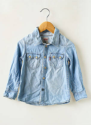 Chemise manches longues bleu LEVIS enfant