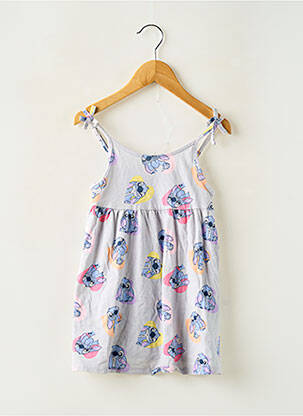 Robe mi-longue bleu DISNEY fille