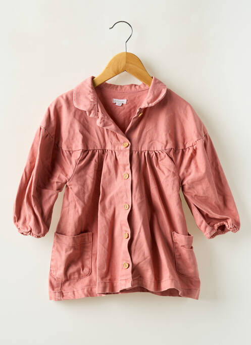 Veste casual poches orange VERTBAUDET fille