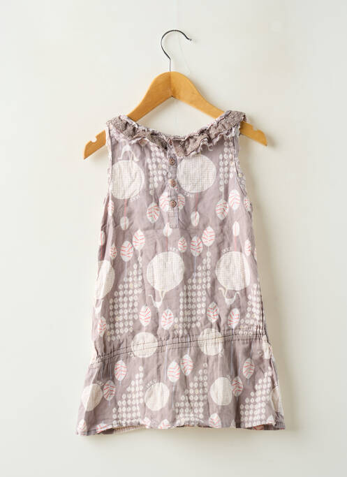 Robe mi-longue sans manche sans manche gris IKKS fille