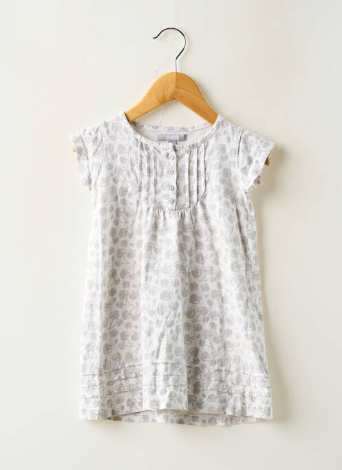 Robe mi-longue manches courtes manches courtes gris 3 SUISSES fille