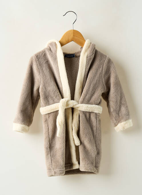 Robe de chambre manches longues beige IN EXTENSO enfant