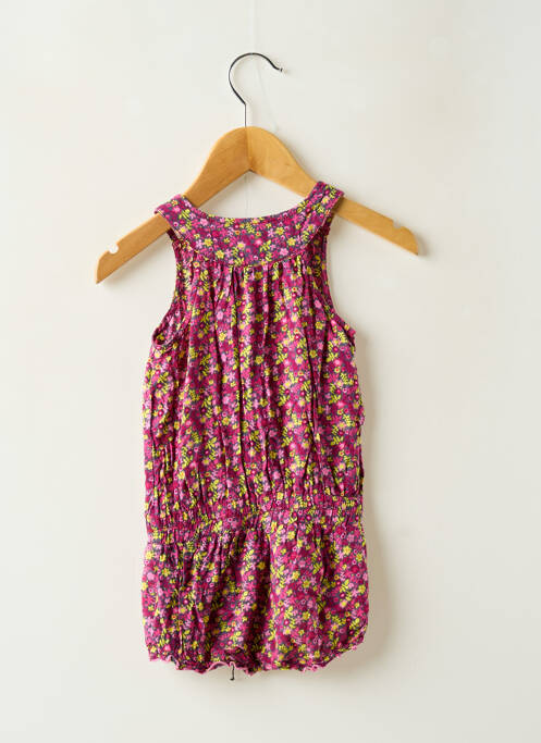 Combishort sans manche sans manche rose ORCHESTRA fille