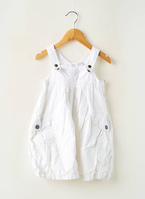 Robe mi-longue blanc OKAÏDI fille