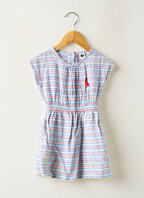 Robe mi-longue bleu Z fille