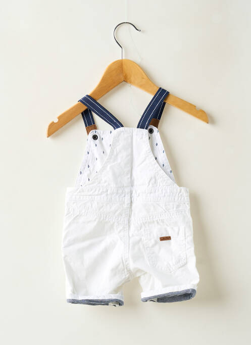 Salopette blanc BABY BY GÉMO garçon
