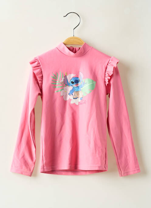 T-shirt rose DISNEY fille