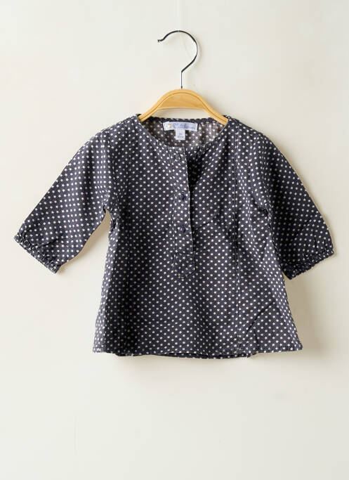 Tunique manches longues gris KITCHOUN fille