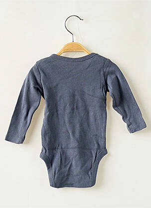 Body lingerie sérigraphie floquée gris GEMO fille