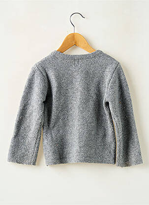 Pull stretch manches longues gris KIABI fille