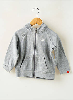 Veste casual manches longues gris NIKE garcon