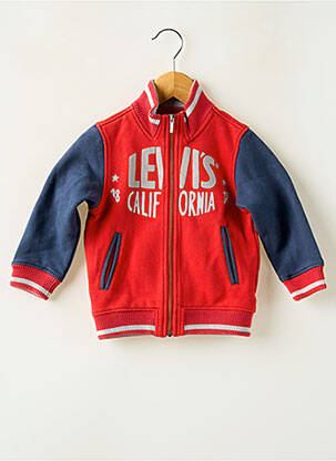 Veste casual col col montant rouge LEVI'S garçon