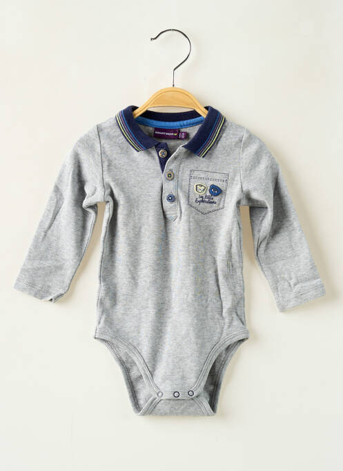 Body manches longues manches longues gris SERGENT MAJOR garcon