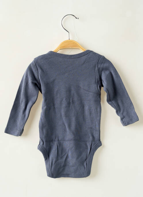 Body lingerie sérigraphie floquée gris GEMO fille