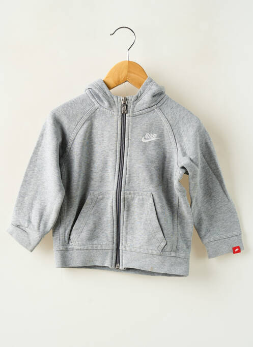 Veste casual manches longues gris NIKE garcon