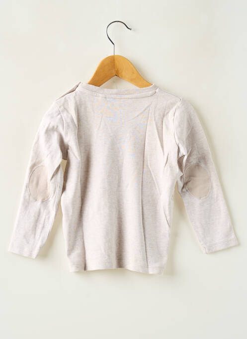 T-shirt manches longues manches longues beige LUPILU garcon