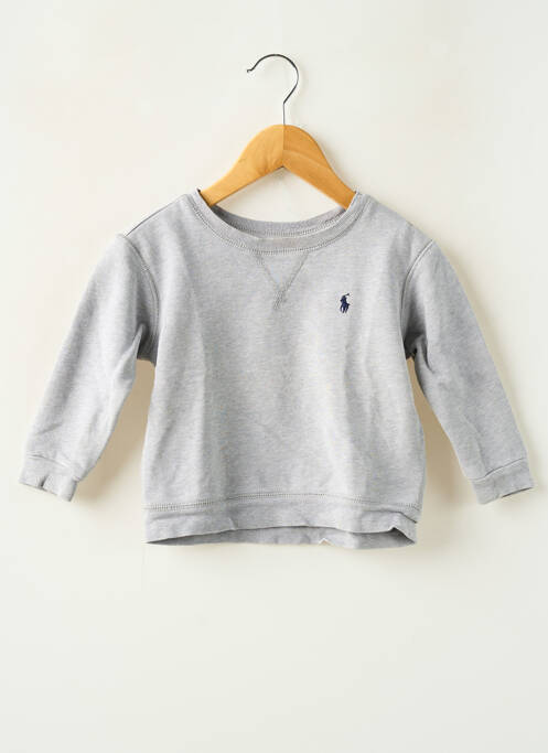 Sweat-shirt  manches longues gris RALPH LAUREN garcon