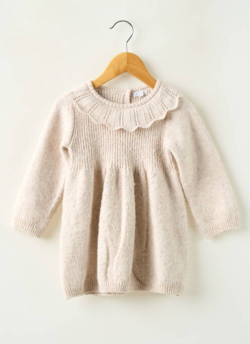 Robe courte beige VERTBAUDET fille