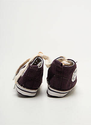 Chaussons/pantoufles bout rond bout rond marron KITCHOUN enfant