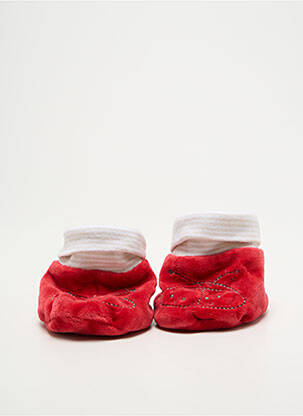 Chaussons/pantoufles  bout rond rouge ORCHESTRA enfant
