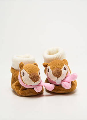 Chaussons/Pantoufles marron SANS MARQUE enfant