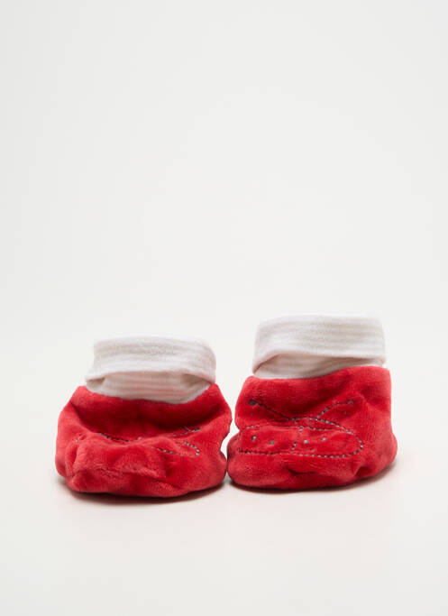 Chaussons/pantoufles bout rond bout rond rouge ORCHESTRA enfant