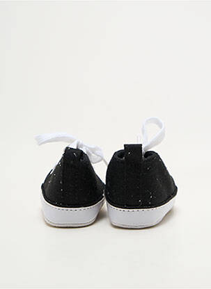 Chaussons/pantoufles bout rond bout rond noir SANS MARQUE enfant