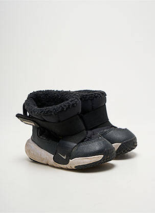 Bottines/boots tissage satiné bout rond noir NIKE garçon