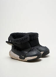 Bottines/boots tissage satiné bout rond noir NIKE garcon