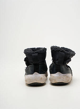 Bottines/boots tissage satiné bout rond noir NIKE garçon