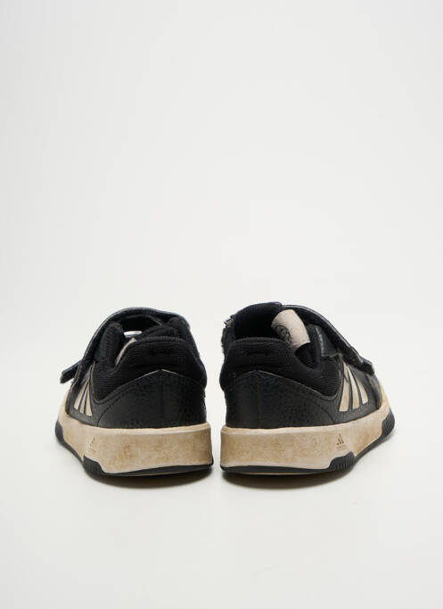 Baskets matière lisse bout rond noir ADIDAS garcon