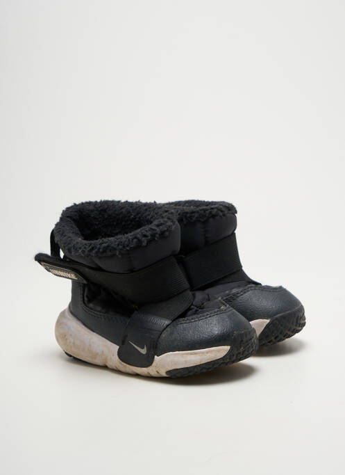 Bottines/boots tissage satiné bout rond noir NIKE garcon