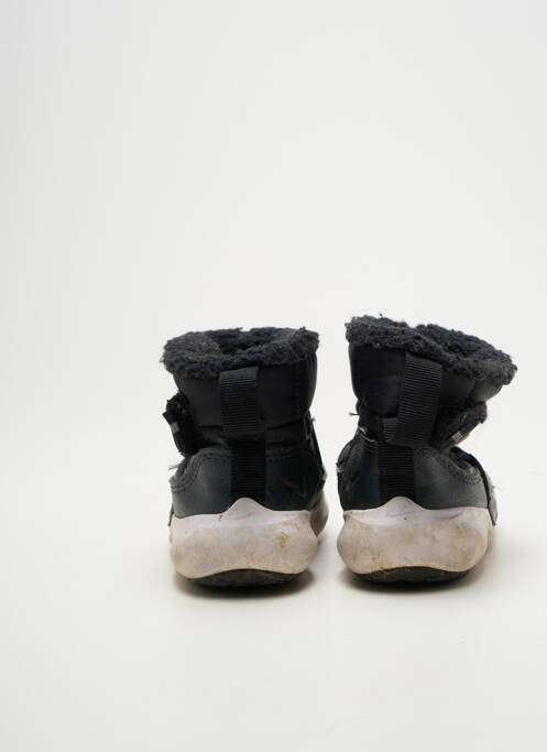 Bottines/boots tissage satiné bout rond noir NIKE garcon
