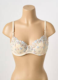 Soutien-gorge broderie haut soutien-gorge emboitant beige MARIE JO femme