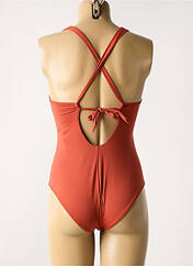 Maillot de bain 1 pièce orange WATERCULT pour femme seconde vue