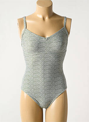 Maillot de bain 1 pièce imprimé fantaisie vert SUNFLAIR femme