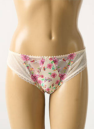Culotte broderie beige MARIE JO femme