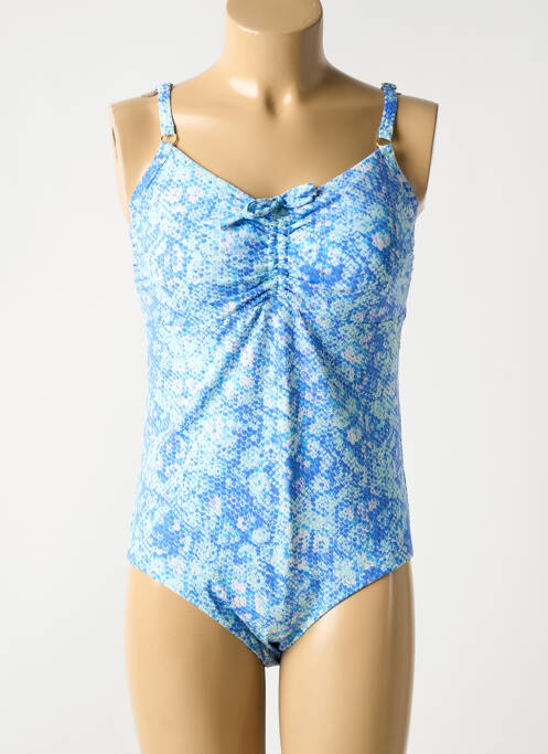 Maillot de bain 1 pièce bleu MELISSA ODABASH pour femme