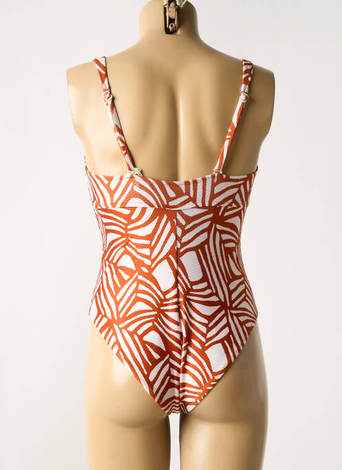 Maillot de bain 1 pièce orange WATERCULT pour femme