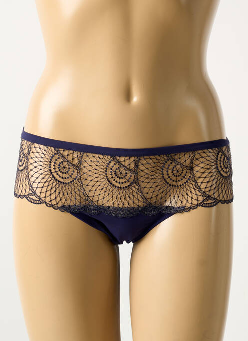 Shorty broderie bleu SIMONE PERELE femme