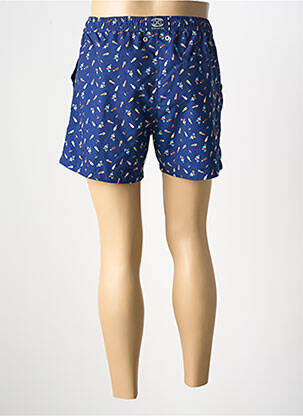 Short de bain imprimé fantaisie bleu HOM homme