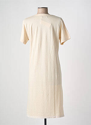 Chemise de nuit col v beige CHRISTIAN CANE femme