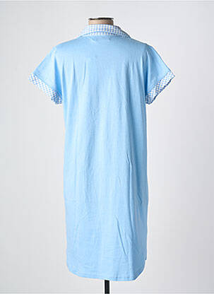 Chemise de nuit manches longues bleu CHRISTIAN CANE femme