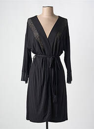Déshabillé manches longues noir FEMILET femme