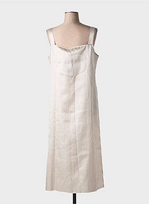 Chemise de nuit col v beige REGENCE femme