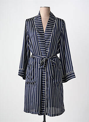 Déshabillé manches longues bleu CHRISTIAN CANE femme