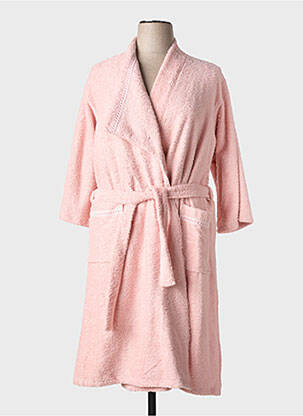 Peignoir manches longues rose CHRISTIAN CANE femme